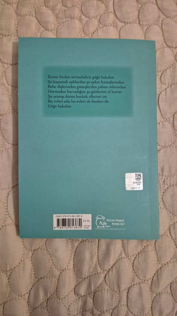 Turgut Uyar - Göğe Bakma Durağı Şiir Kitabı - Görsel 2