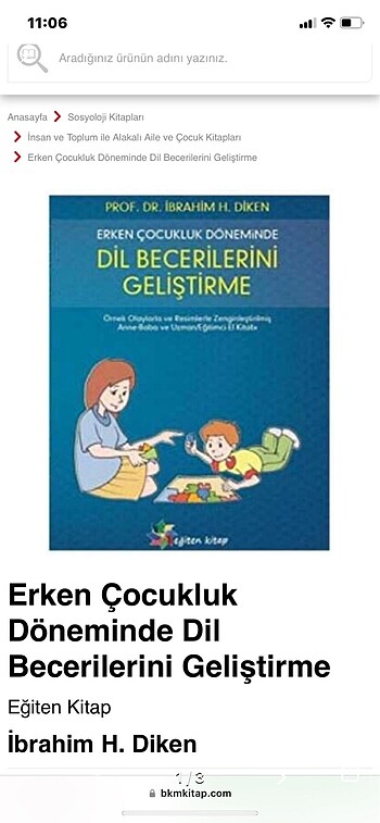 Erken çocukluk döneminde dil becerilerini geliştirme kitabı
