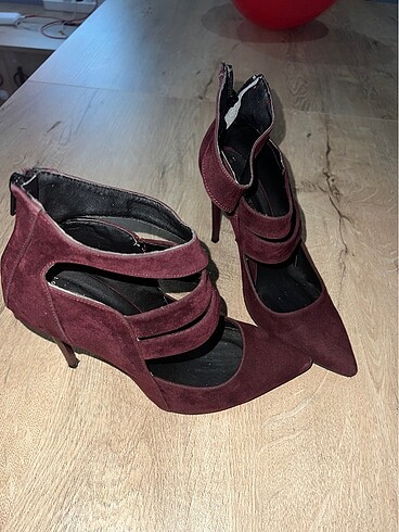 38 Beden bordo Renk Ayakkabı