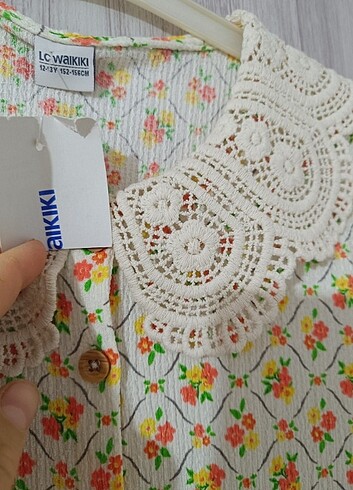 12-13 Yaş Beden çeşitli Renk LCV Elbise