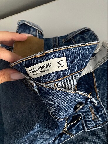 xs Beden Pull bear mom jean