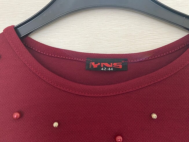 42 Beden bordo Renk Elbise