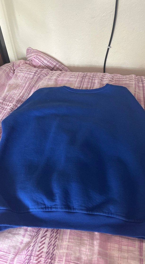 Lacivert Kadın Sweatshirt Basic Model - Görsel 3