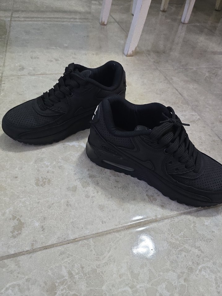 Siyah Kadın Dolgu Topuk Spor Ayakkabı - Görsel 3