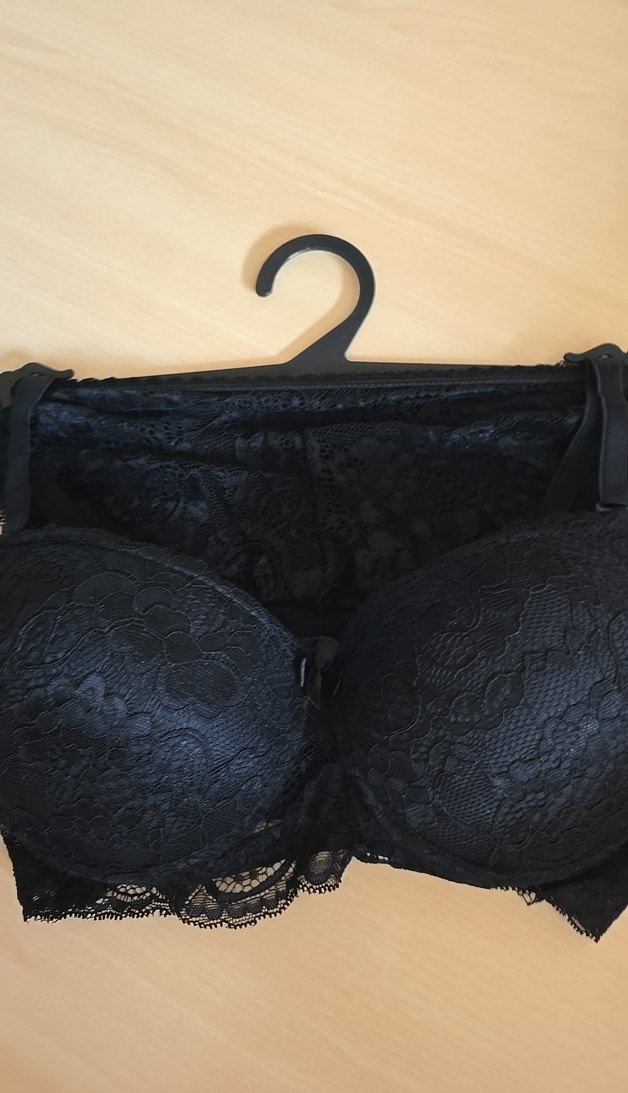 Siyah Gotik Dantel Midi Sütyen - Görsel 2