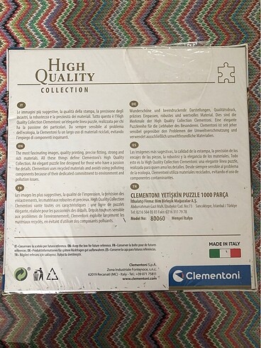  Clementoni High Quality Collection Puzzle