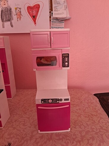 Oyuncak mikrodalgalı tezgahlı fırınlı