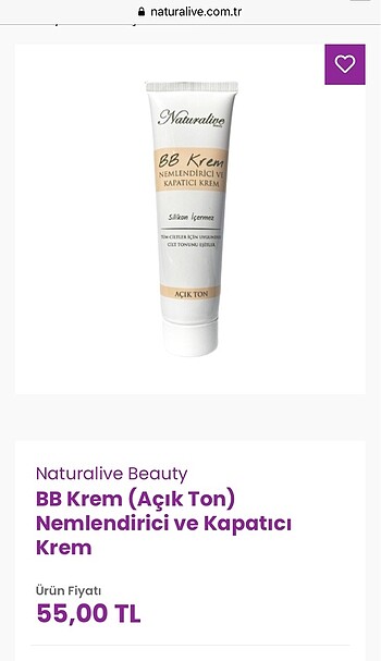 Naturalive BB Krem