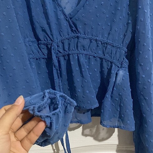 s Beden Şifon şık bluz