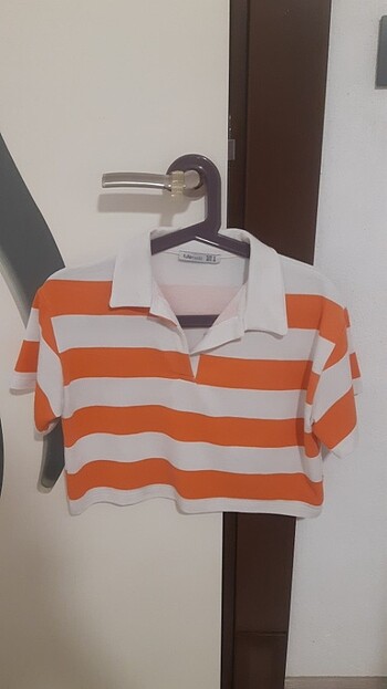 Polo yaka crop