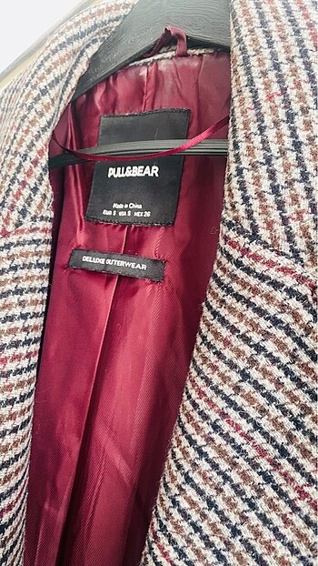 s Beden PULL&BEAR marka kaşe kaban