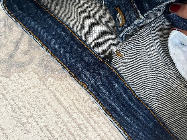 36 Beden mavi Renk skinny jean