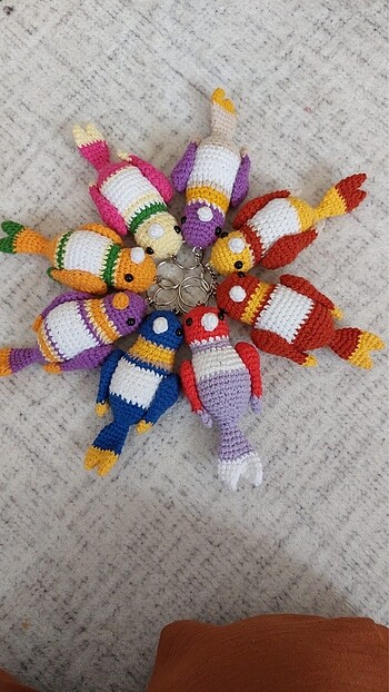 Amigurmi anahtarlık
