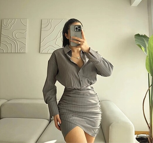 Zara Double gömlek elbise