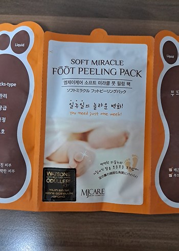Mjcare soyulabilen Ayak Peeling Maskesi - Görsel 2