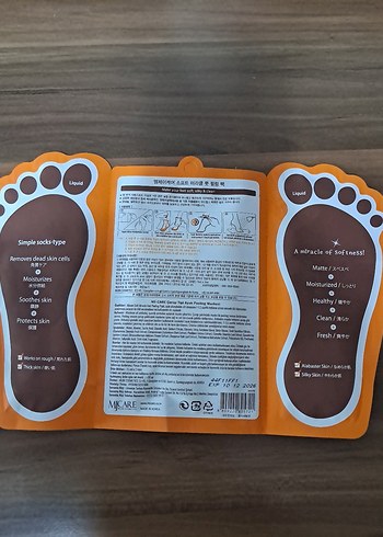Mjcare soyulabilen Ayak Peeling Maskesi - Görsel 3