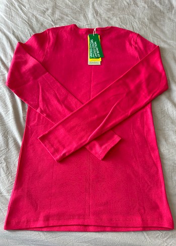 Kız Çocuk Uzun Kollu Pembe Baskılı Tişört - Görsel 2