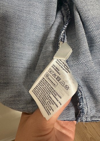 Düğmeli H&M çocuk Kot Ceket - Görsel 5