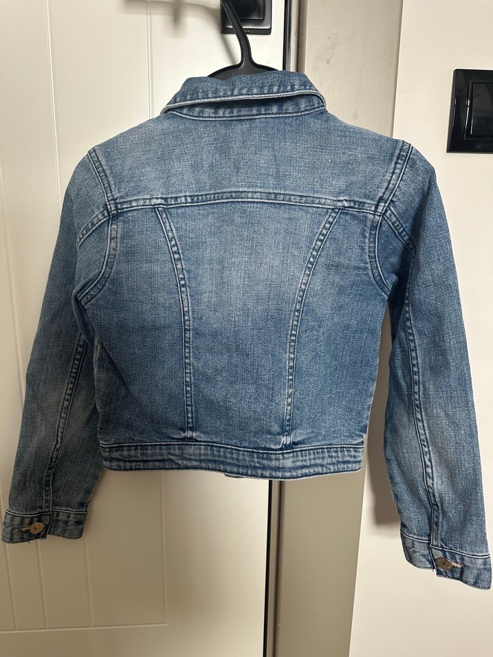 Düğmeli H&M çocuk Kot Ceket - Görsel 3