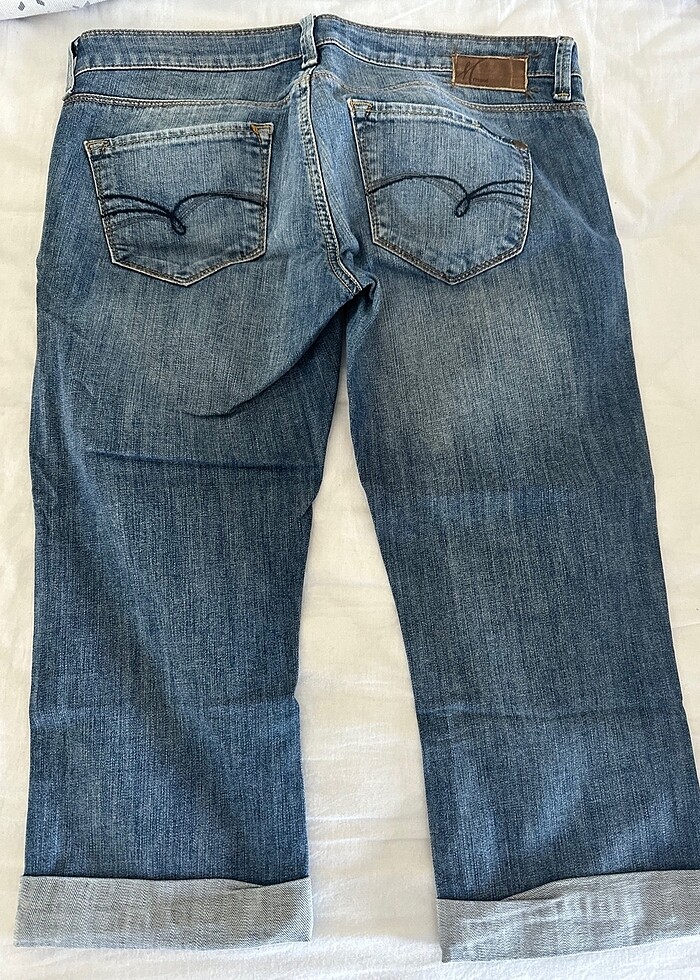 Mavi kapri pantolon - Görsel 2