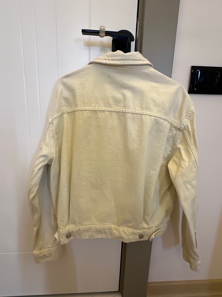 Düğmeli Kadın Denim Ceket - Görsel 2