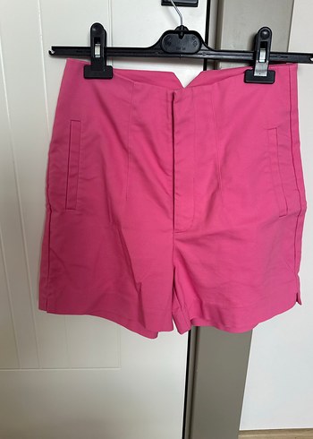 Drapeli Çiçek Desenli Mini Bluz ve şort - Görsel 4