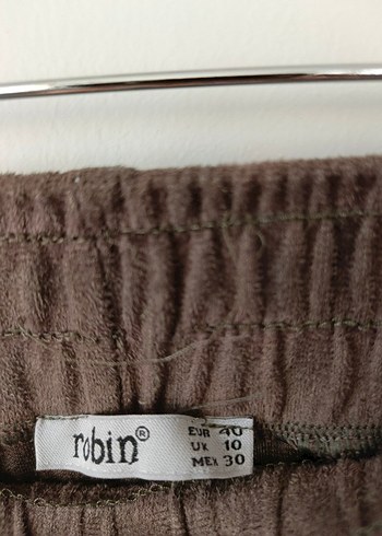 Bej Midi Keten Salaş Etek - Görsel 5