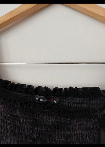 Siyah Mini Gotik Bluz - Görsel 5