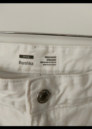 Beyaz beskha eksra yüksek bel. bol paça dır - Görsel 2