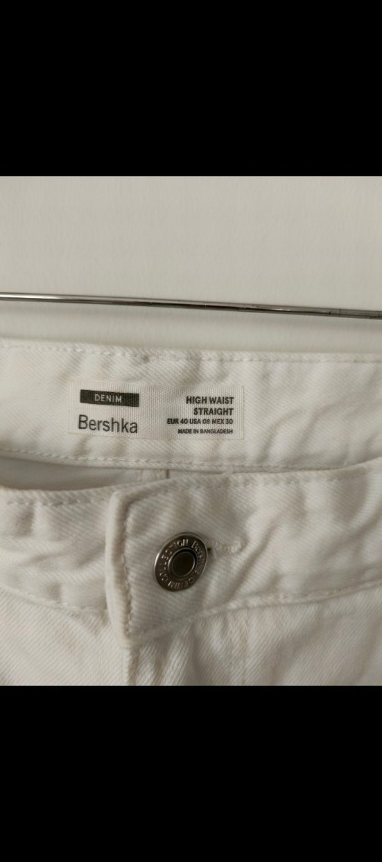 Beyaz beskha eksra yüksek bel. bol paça dır - Görsel 2