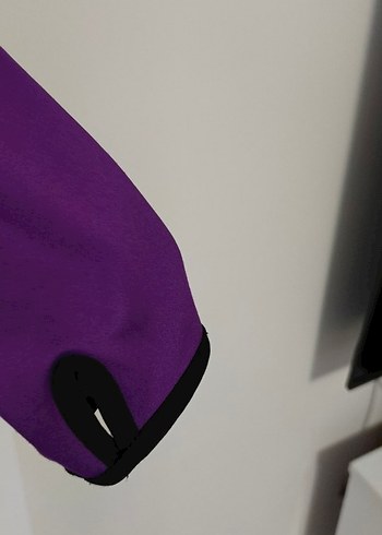 Mor Yarım Fermuarlı Kadın Sweatshirt - Görsel 5