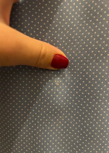 Mavi Keten Gömlek, Düğmeli, Salaş Kesim - Görsel 3