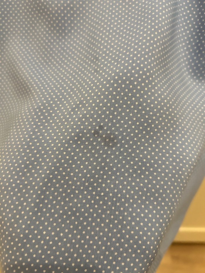 Mavi Keten Gömlek, Düğmeli, Salaş Kesim - Görsel 4