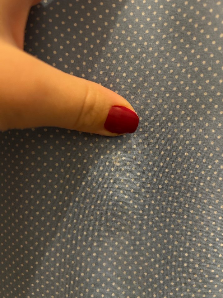 Mavi Keten Gömlek, Düğmeli, Salaş Kesim - Görsel 3