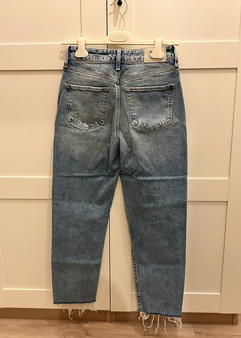 Kadın Mavi Normal Paça Kot Pantolon - Görsel 2