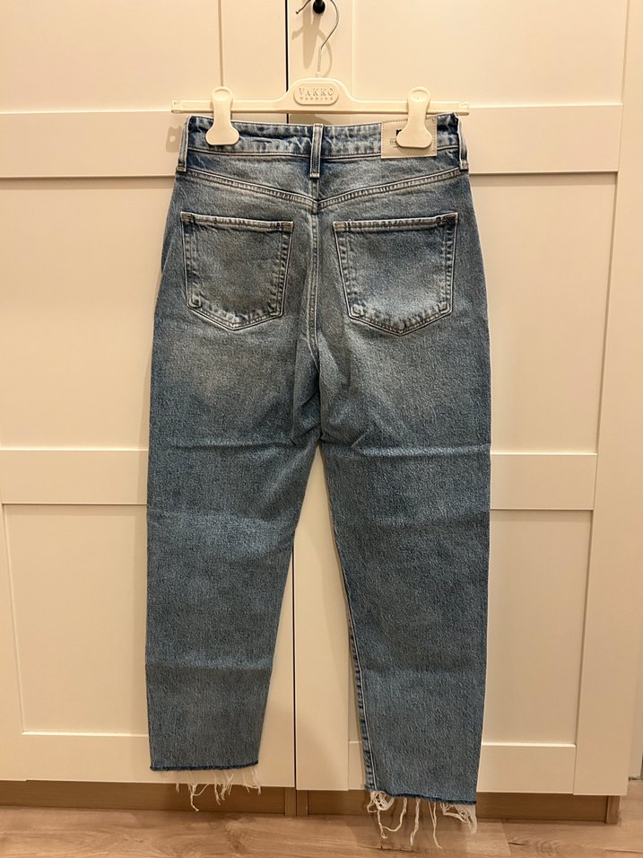 Kadın Mavi Normal Paça Kot Pantolon - Görsel 2