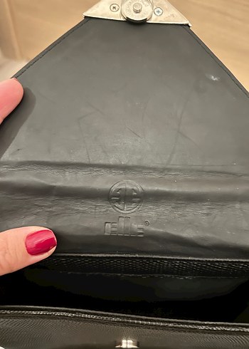 Siyah Deri Kemerli Kadın Çanta - Görsel 4