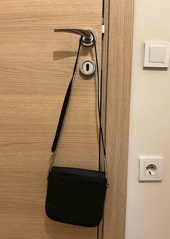 Siyah Deri Kemerli Kadın Çanta - Görsel 2