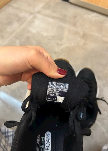 Siyah Platform Topuklu Kadın Spor Ayakkabı - Görsel 4