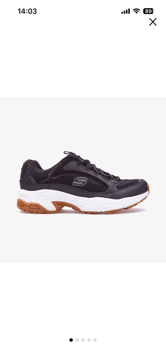 Siyah Platform Topuklu Kadın Spor Ayakkabı - Görsel 5