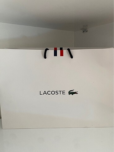 Lacoste el çantası büyük boy orijinal