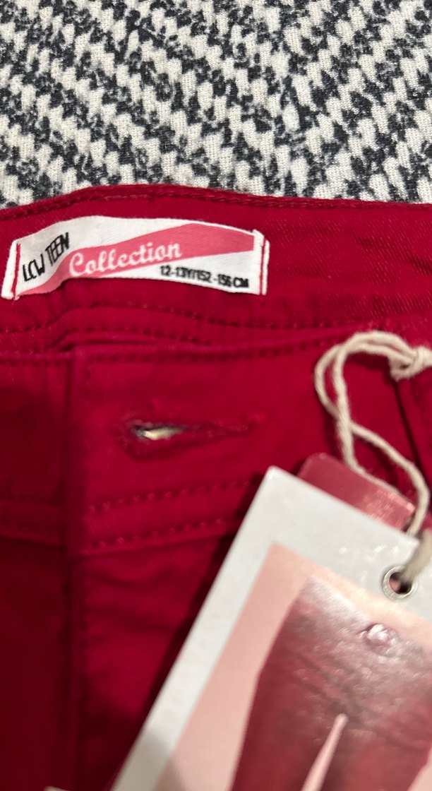 Kırmızı Kadın Regular Fit Kumaş Pantolon - Görsel 2