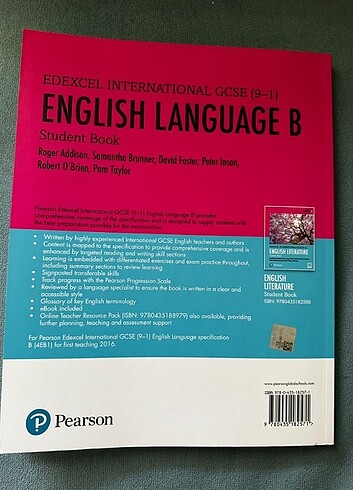 English Language B (Pearson yayınları)