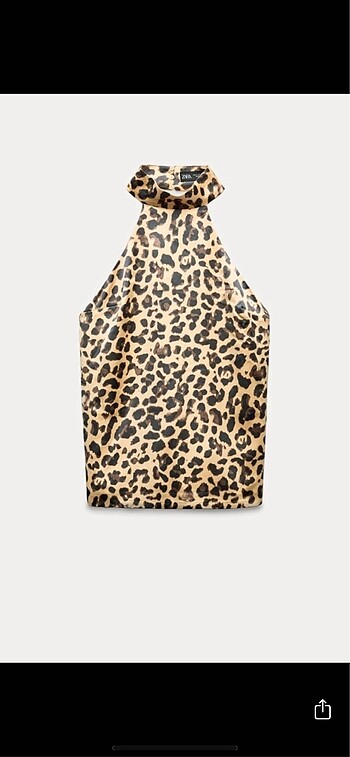 Zara Leopar fiyonk bluz