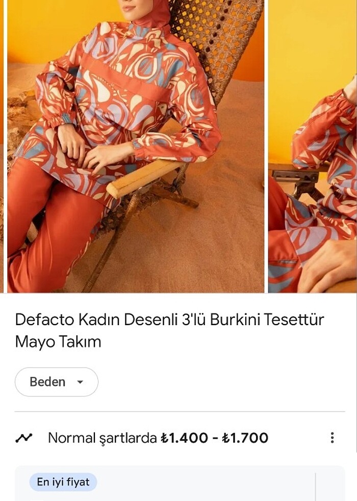 Sıfır ürün haşema DeFacto L beden etiketli ürün - Görsel 2