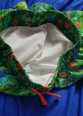 Renkli Baskılı Erkek Çocuk Mayo Şortu - Görsel 5