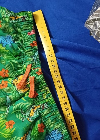 Renkli Baskılı Erkek Çocuk Mayo Şortu - Görsel 3