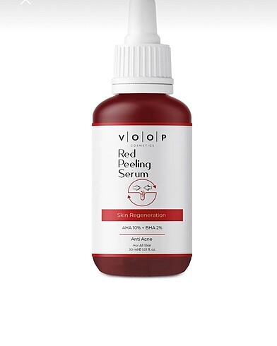 Diğer Voop marka kırmızı peeling serum