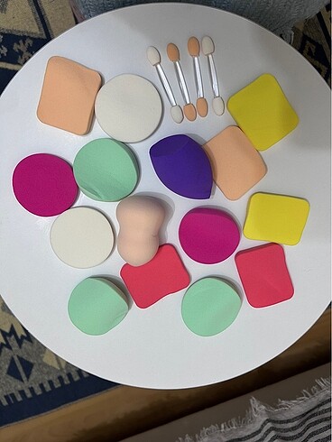 Makyaj süngeri seti 19 adet - Görsel 2