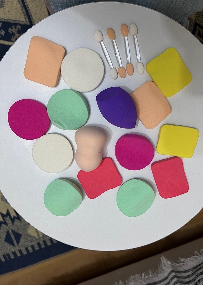 Makyaj süngeri seti 19 adet - Görsel 2